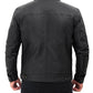  Trucker Leather Jacket For Men