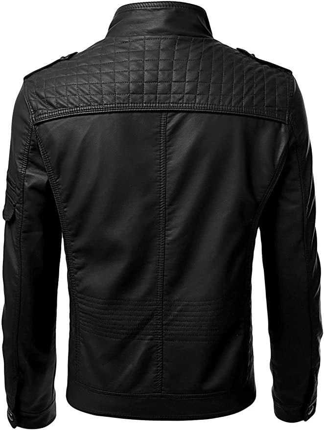  Biker Leather Jacket For Men